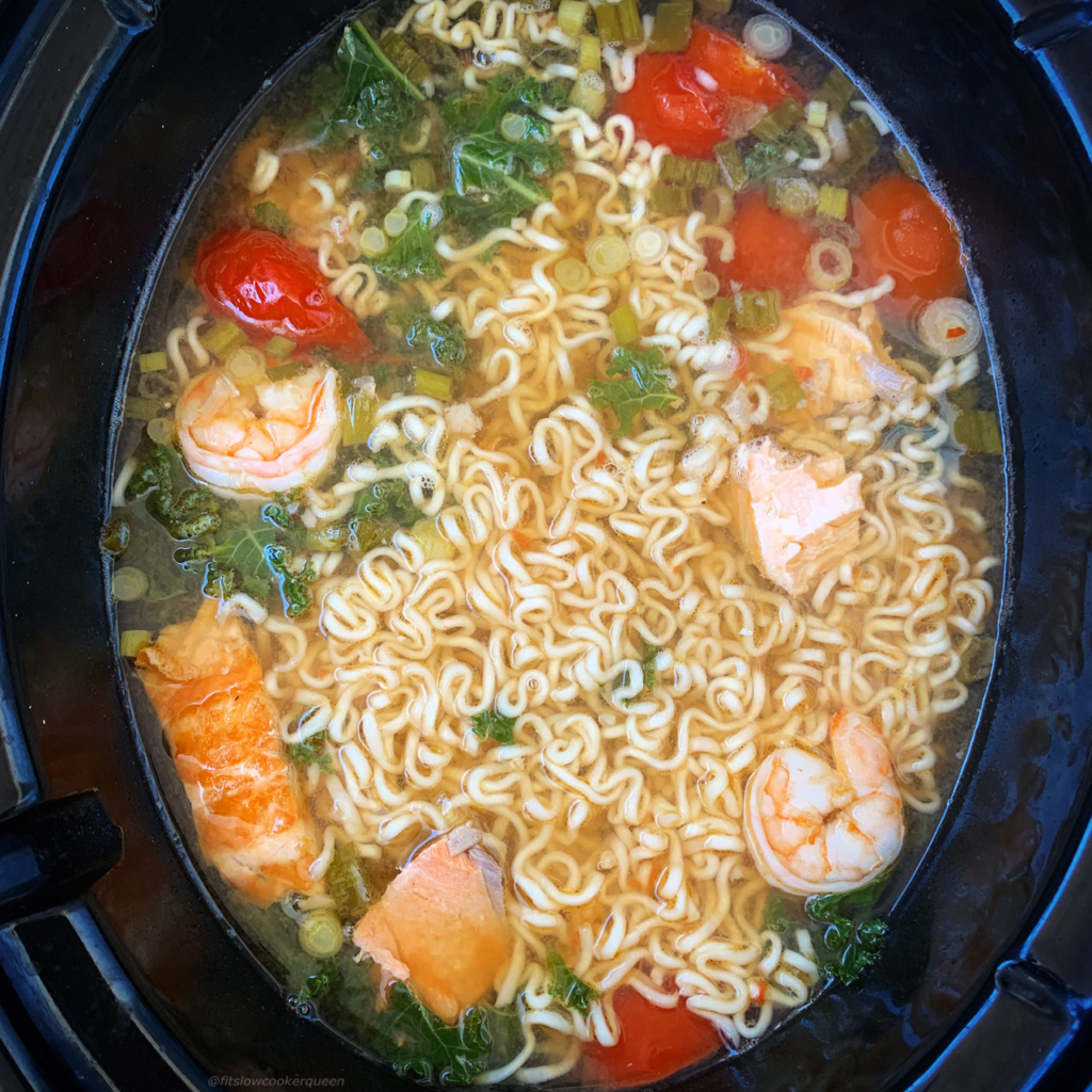 This seafood ramen soup recipe is super but full of flavor. Make this