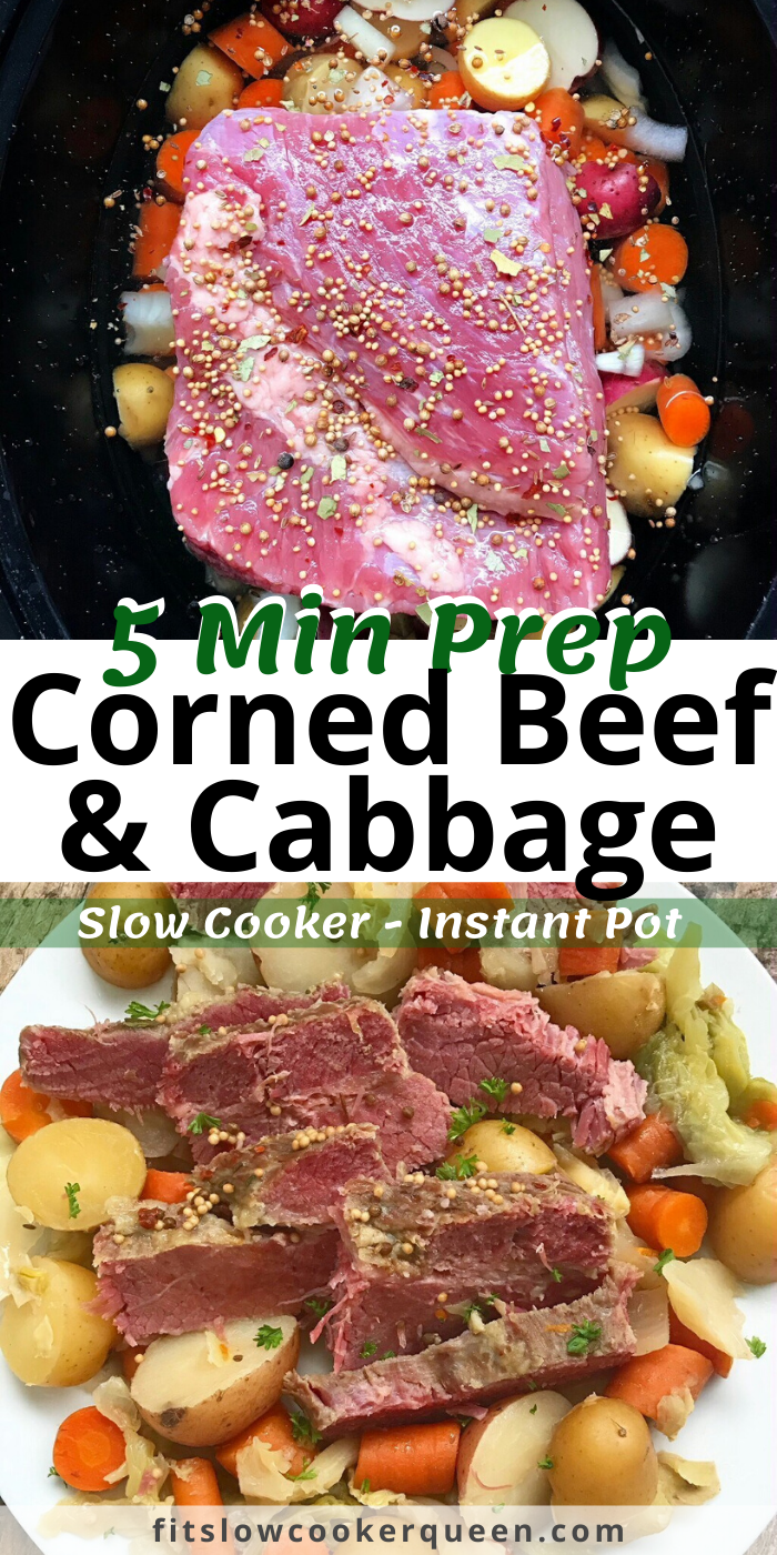 Slow Cooker Corned Beef And Cabbage + VIDEO