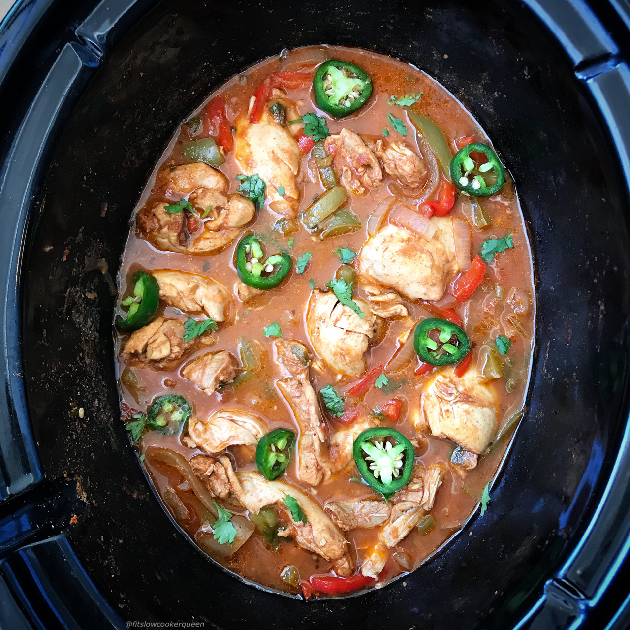 cooked Slow Cooker Spicy Salsa Chicken