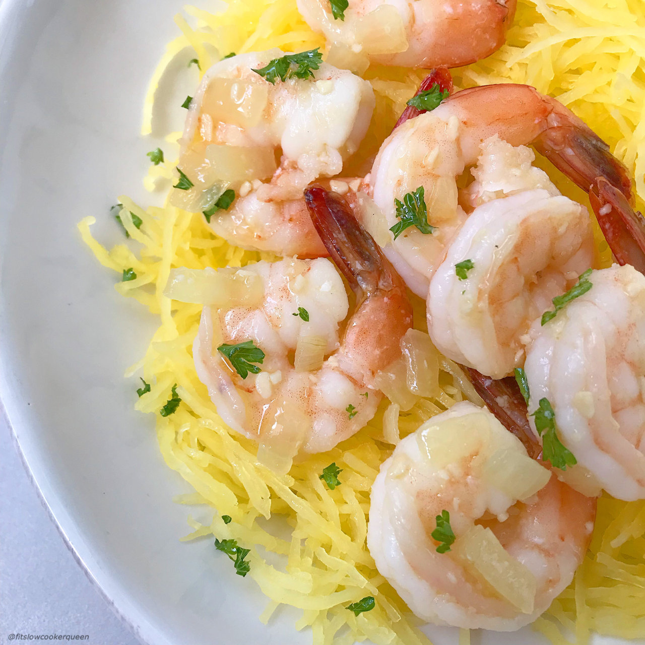 This low-carb shrimp scampi recipe is not just healthy being both paleo and whole30 too, it's done in less than 30 minutes!