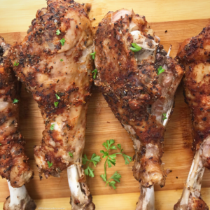 It doesn't have to be Thanksgiving to appreciate this paleo, whole30, and low-carb turkey legs recipe. Made in the slow cooker so it's super easy too.