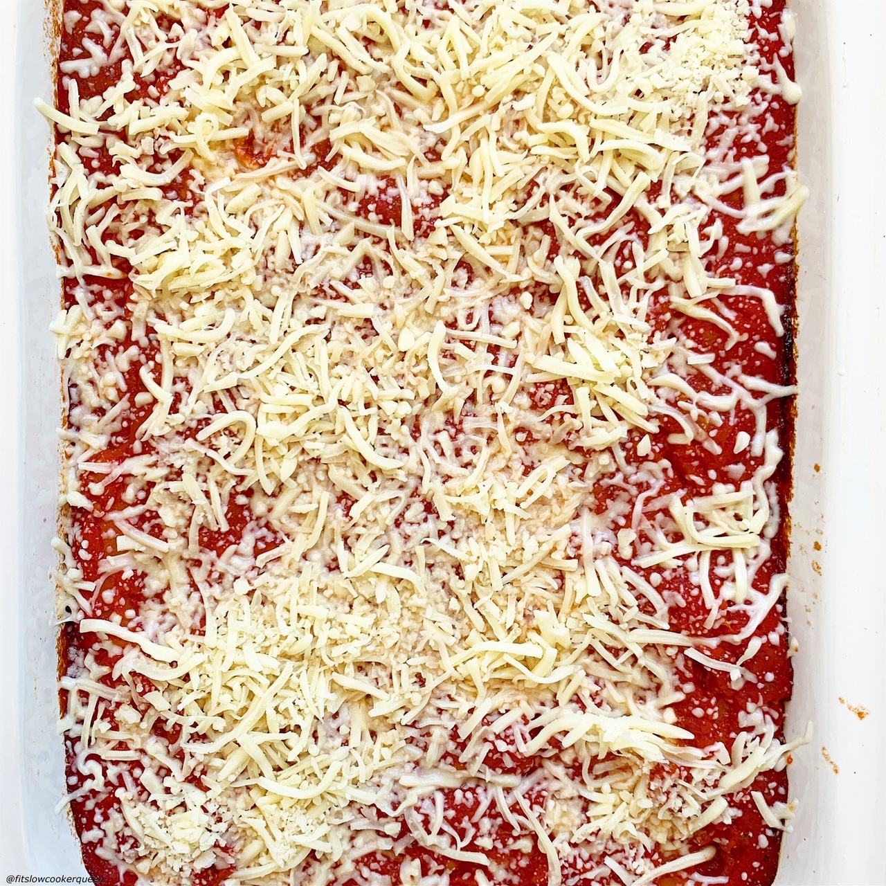 cooked manicotti with cheese added on top to cook some more for slow cooker or instant pot stuffed manicotti