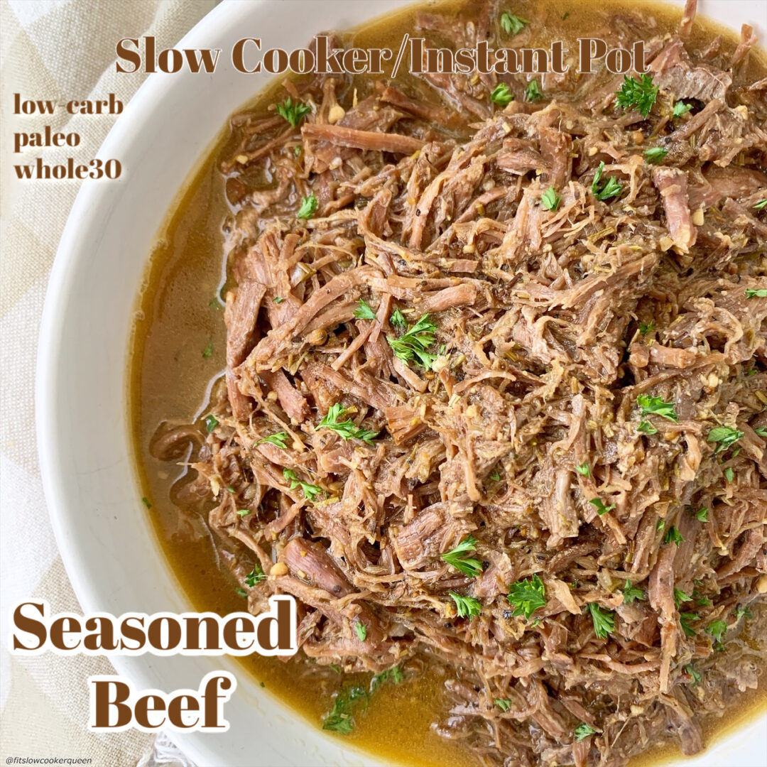 Slow Cooker Beef Noodle Soup Fit Slow Cooker Queen