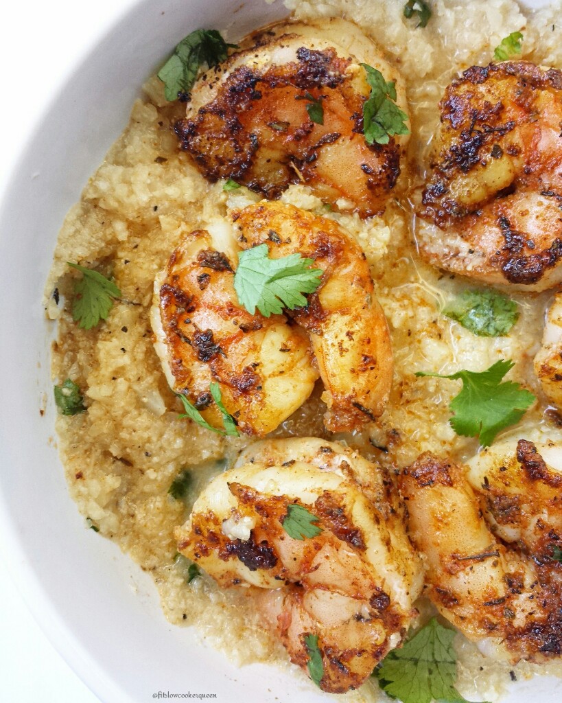 Cajun style shrimp and rice grits. #mississippieats