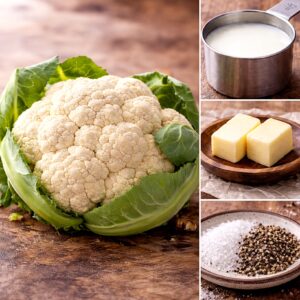 collage of ingredients for Slow Cooker Shepherds Pie