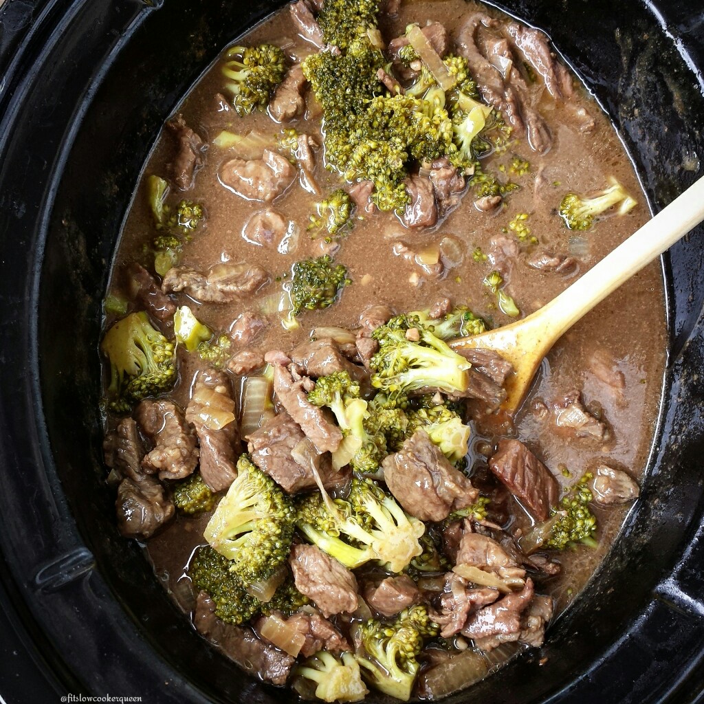 This healthy beef & broccoli recipe is not only whole30 and paleo but super easy to make. Rather than take-out, let your slow cooker do the work.