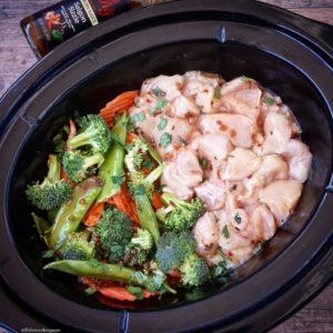Using a stir-fry sauce is an easy way to create a slow cooker meal without the fuss. Just add protein and vegetables for a complete meal.