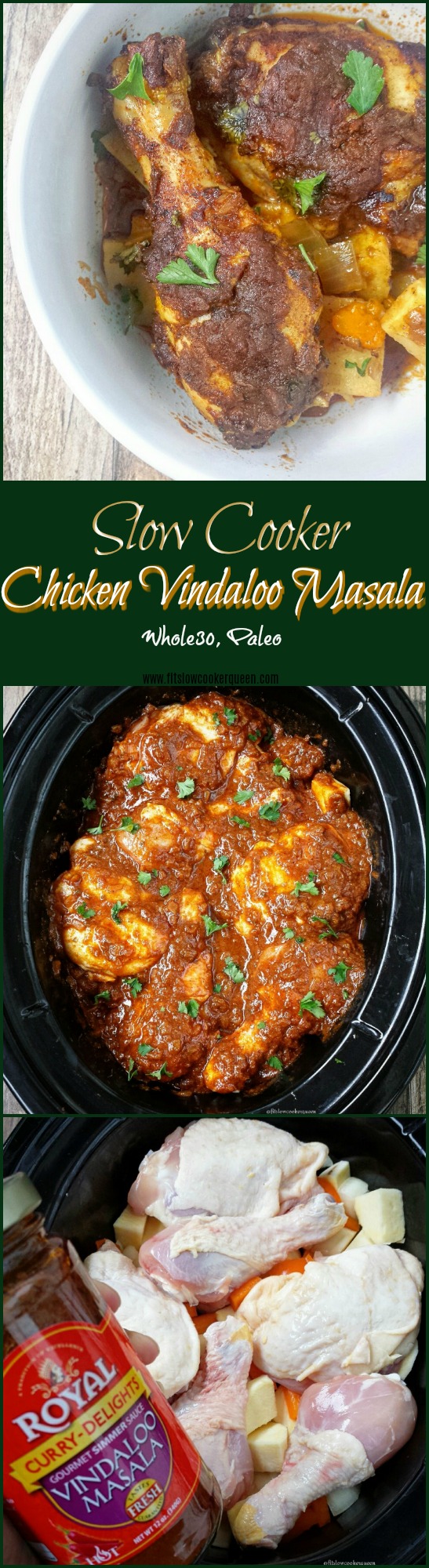 Store-bought Indian sauces usually contain all-natural ingredients. This vindaloo masala sauce is the perfect base for a healthy slow cooker recipe.