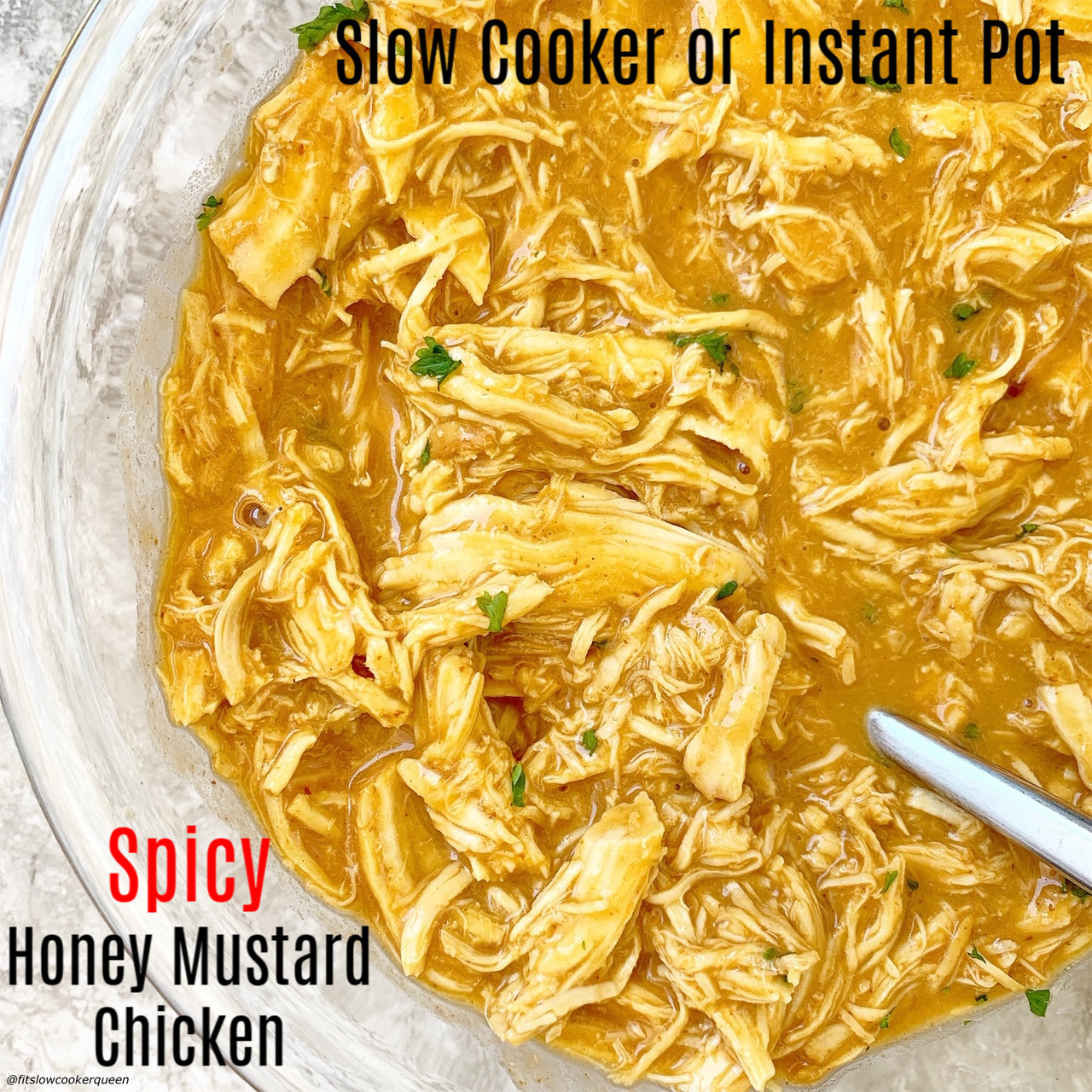 cover pic for 5-Ingredient slow cooker instant pot spicy honey mustard chicken