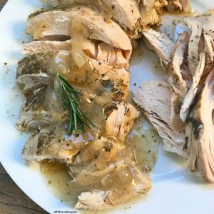 Want turkey breast & gravy that's healthy, juicy and flavorful? Then free up your oven and cook your turkey in the slow cooker!