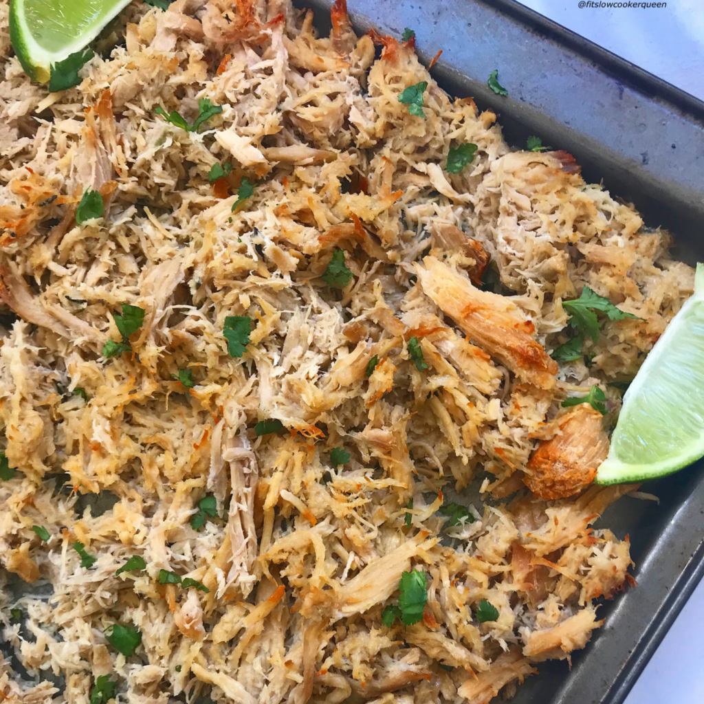 This copycat Chipotle carnitas recipe is just as good as the restaurants! Made in the slow cooker it's more cost affordable while being healthy too. Being low-carb, paleo, whole30, keto and more, you can use this carnitas meat in so many ways.