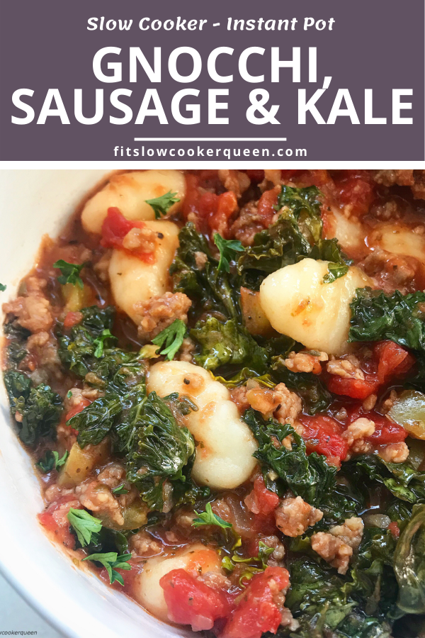 Slow Cooker Sausage Gnocchi Kale