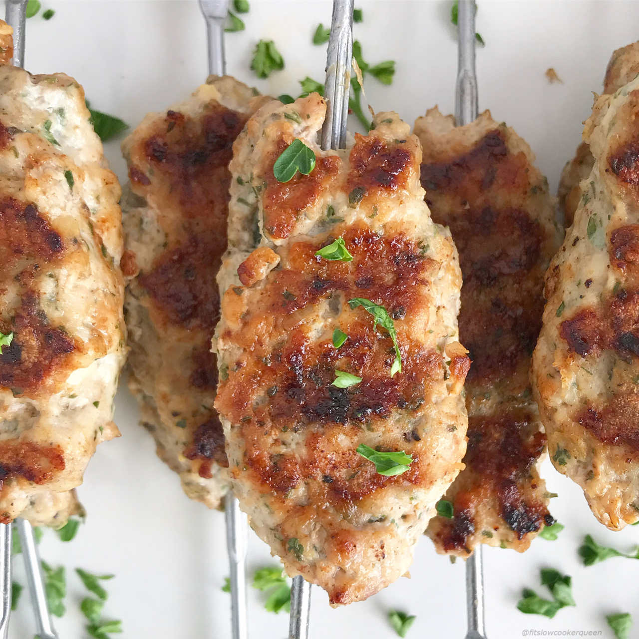 Chicken kofta is a simple low-carb, paleo, and whole30 Middle Eastern food that can be served endless ways. And it's done in under 30 minutes!