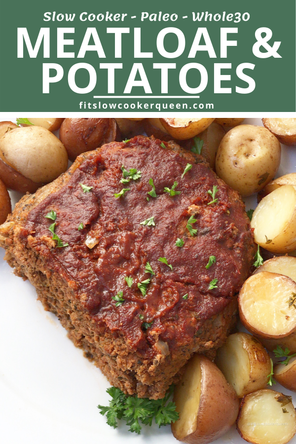 Slow Cooker Meatloaf & Potatoes + VIDEO