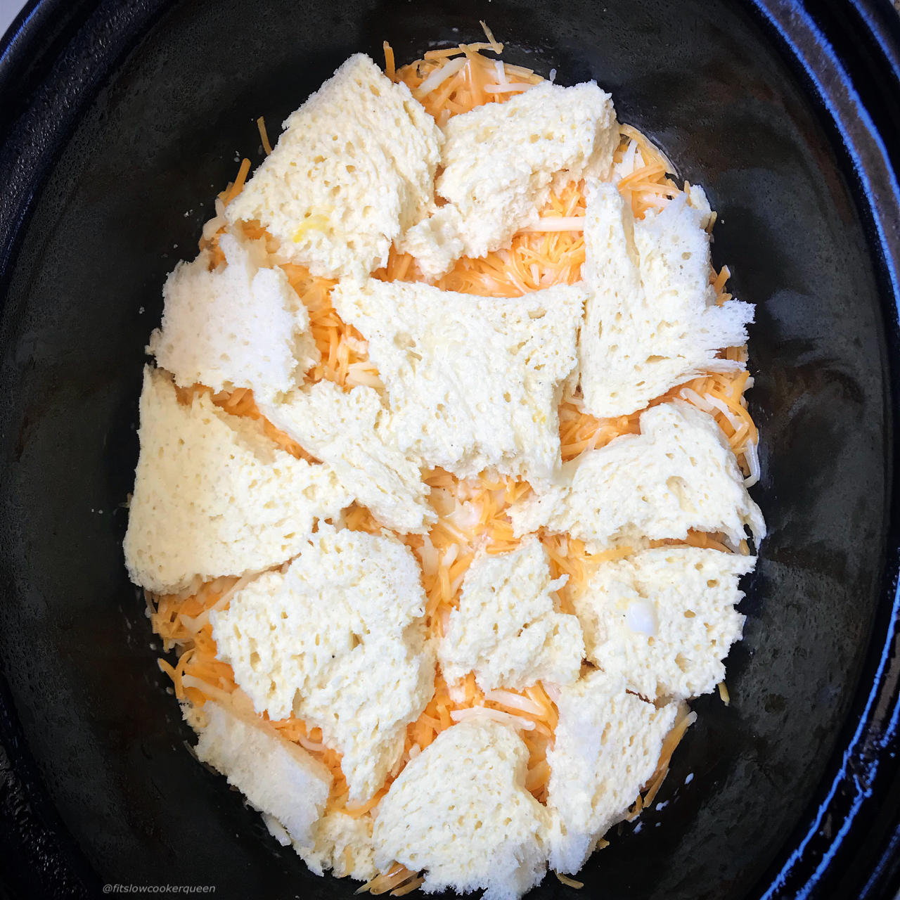 Slow cooker cheese souffle is an easy, flavorful recipe that's also a crowd pleaser. Breakfast, brunch, lunch, dinner...serve this souffle anytime of the day.