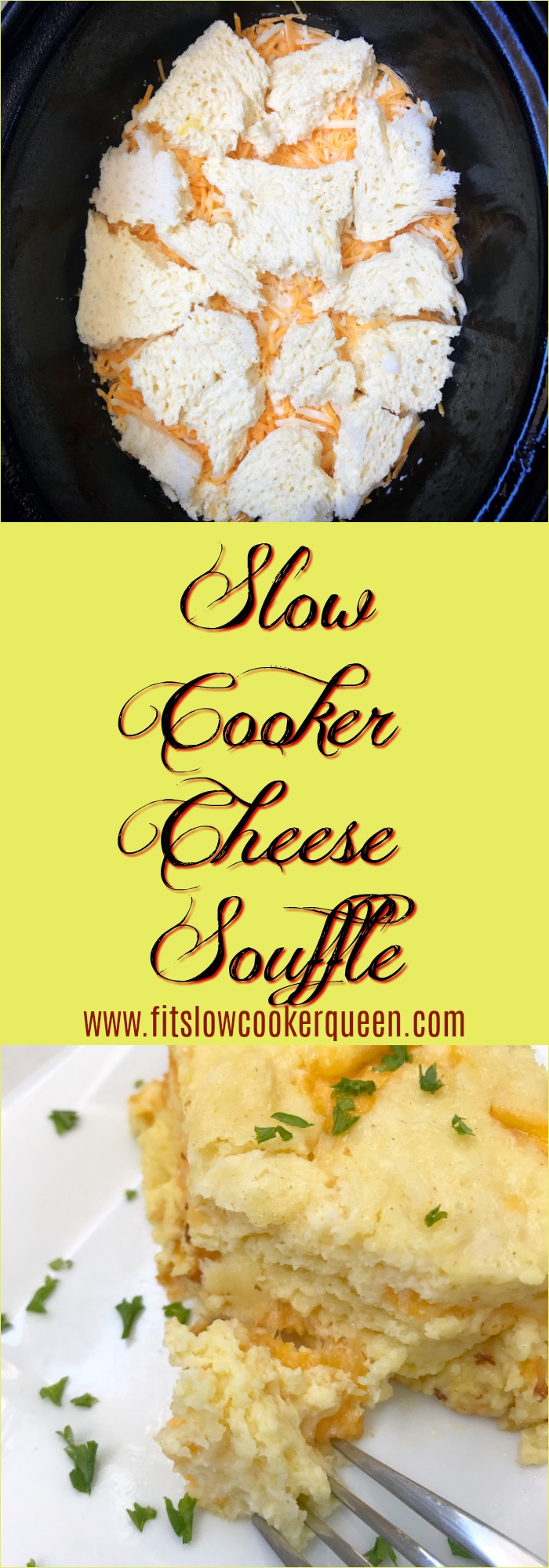 Slow Cooker Cheese Souffle