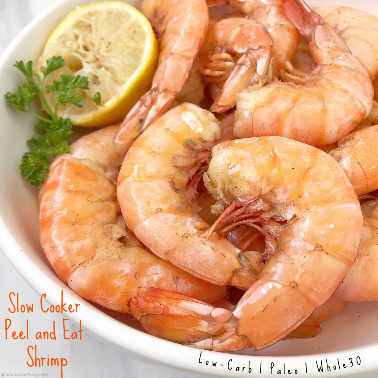 Slow Cooker Peel and Eat Shrimp (Paleo,Whole30,Low-Carb) - Fit Slow Cooker  Queen