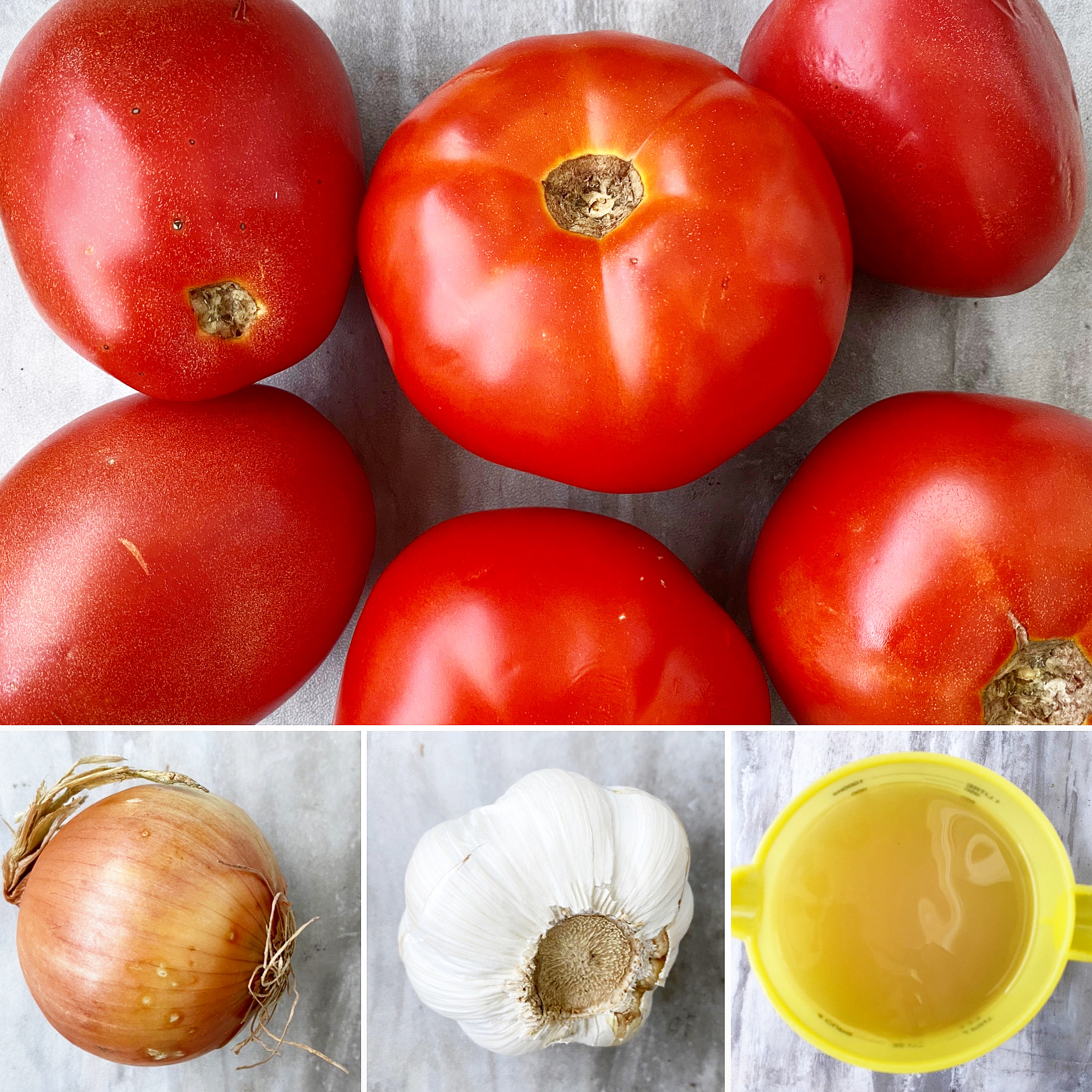 ingredients for roasted tomato soup
