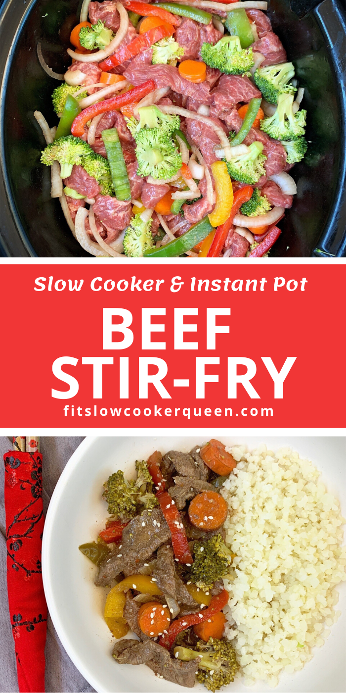 Slow Cooker/Instant Pot Beef Stir-Fry + VIDEO