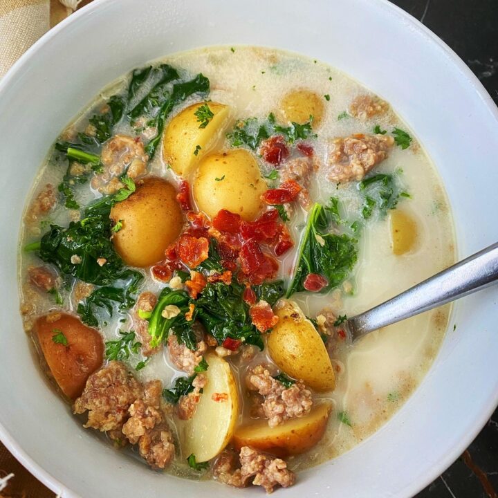 Slow Cooker Zuppa Toscana + VIDEO Fit Slow Cooker Queen