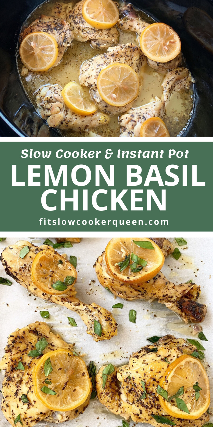 Crockpot Lemon Basil Chicken