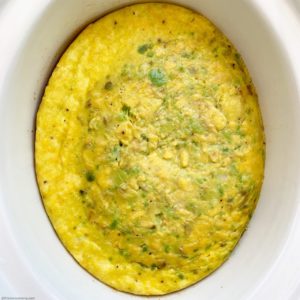 Adding an avocado to this recipe produces a creamy avocado egg casserole. Perfect for meal prep, make this low-carb and keto breakfast in your slow cooker.