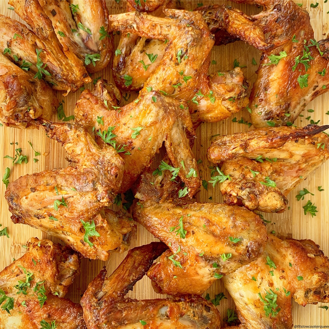 Air Fryer Marinated Chicken Wings (Keto, Low-Carb, Paleo, Whole30) (5