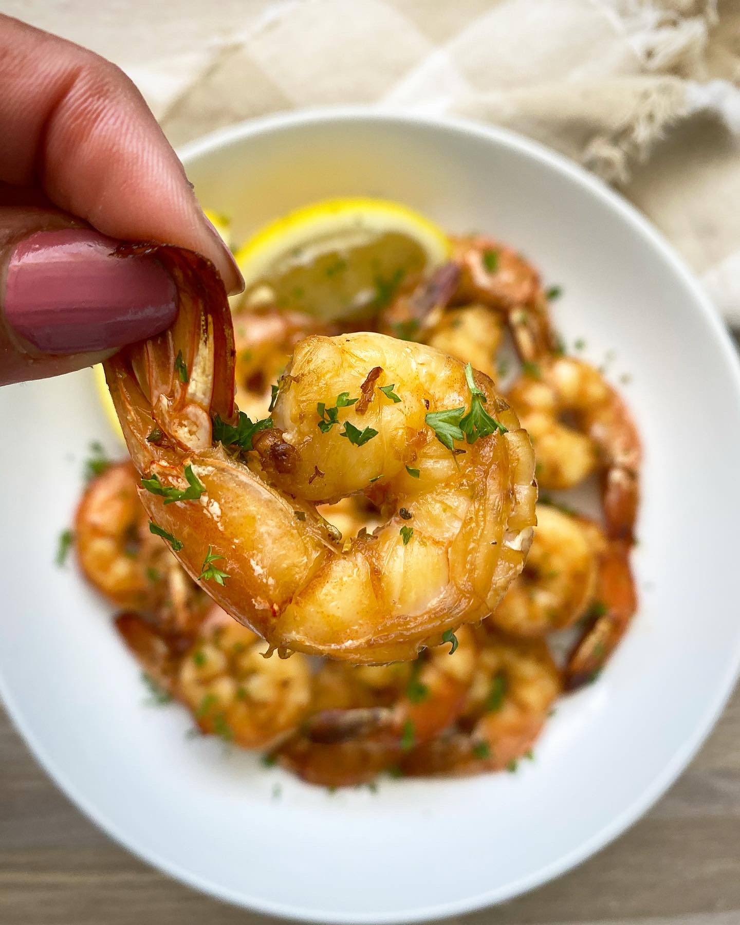 Air Fryer Shrimp (Low-Carb, Paleo, Whole30)