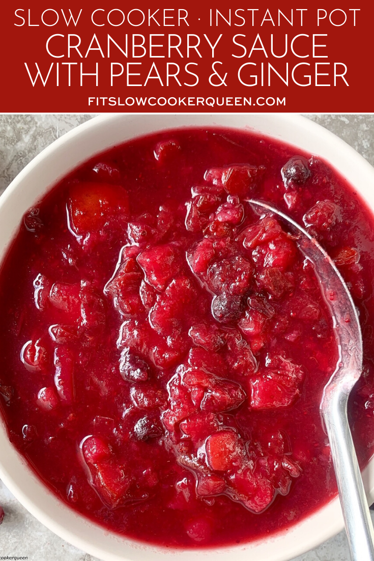 Slow Cooker Homemade Cranberry Sauce + VIDEO