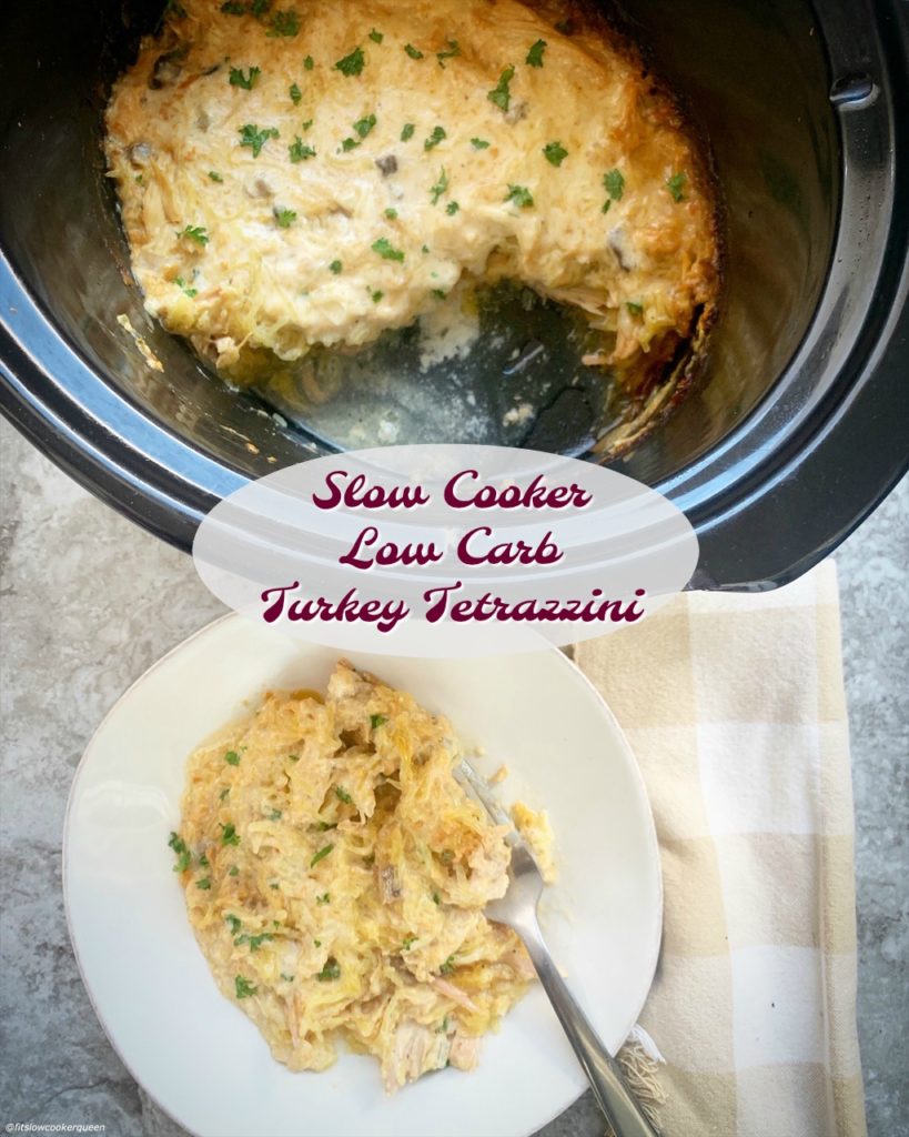cover pic for Slow Cooker Low Carb Turkey Tetrazzini (6)