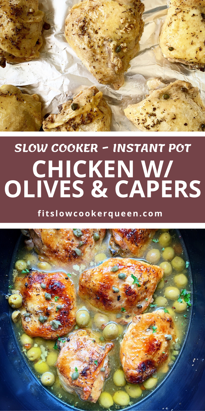Slow Cooker Chicken Olives & Capers + VIDEO