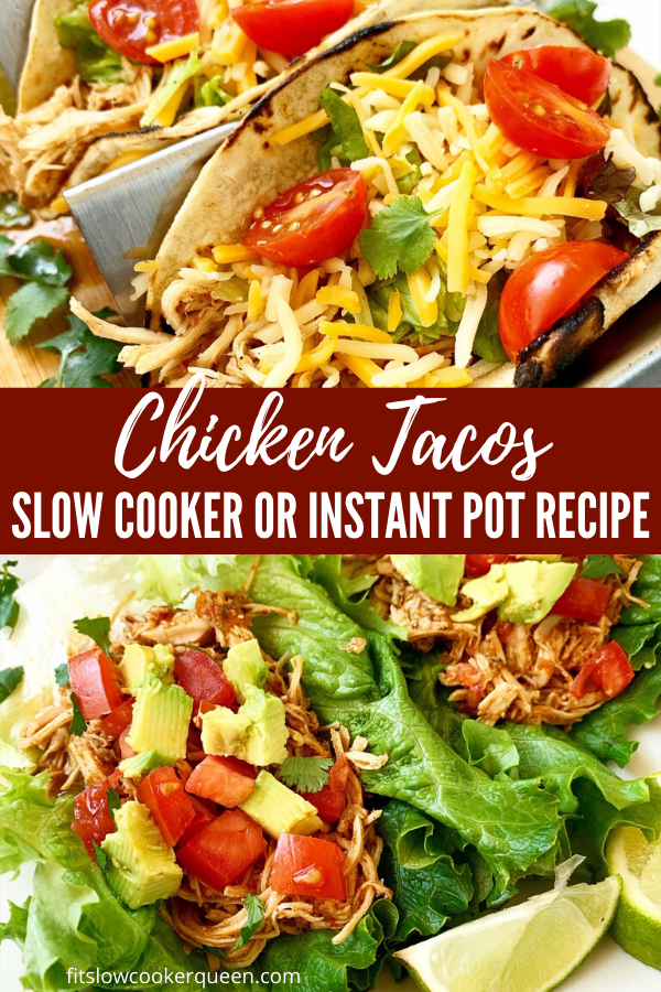 Easy Crockpot Chicken Tacos