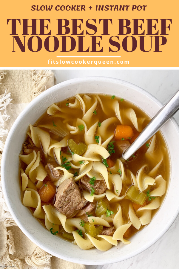 Slow Cooker Beef Noodle Soup