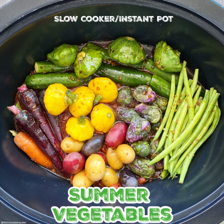 cover pic for VIDEO slow cooker instant pot summer vegetables low-carb, paleo, whole30 (9) (1)