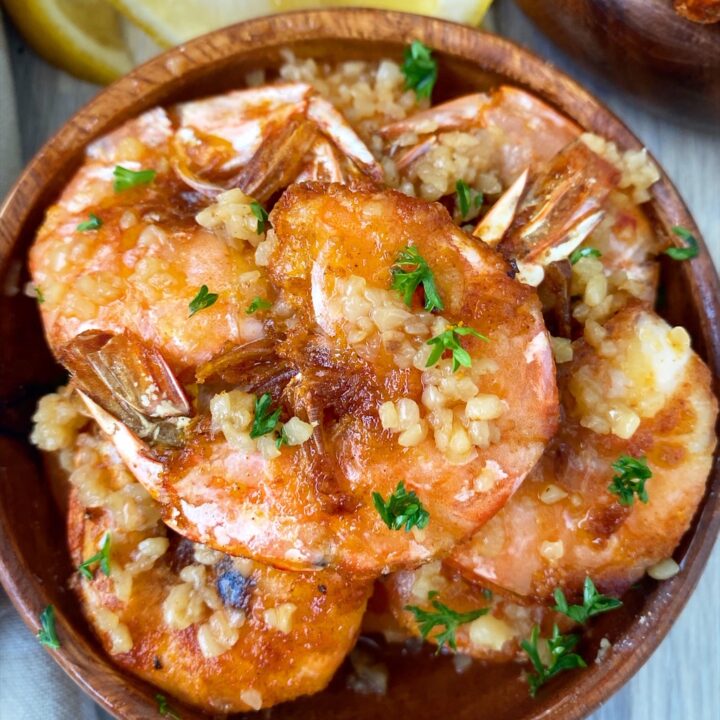 Image for Air Fryer Garlic Shrimp – Hawaiian Style + VIDEO