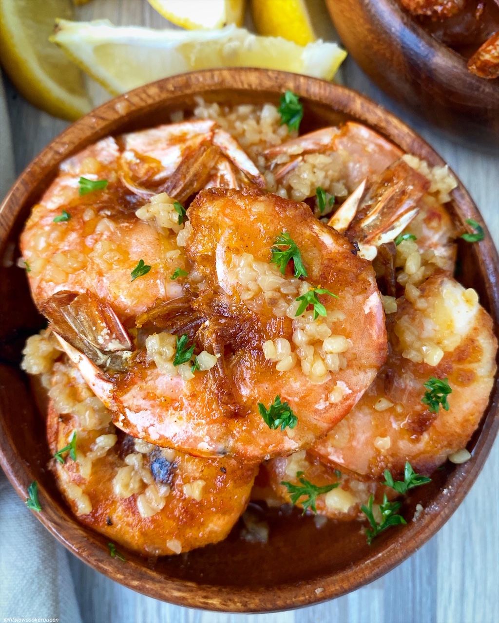 Air Fryer Garlic Shrimp – Hawaiian Style + VIDEO