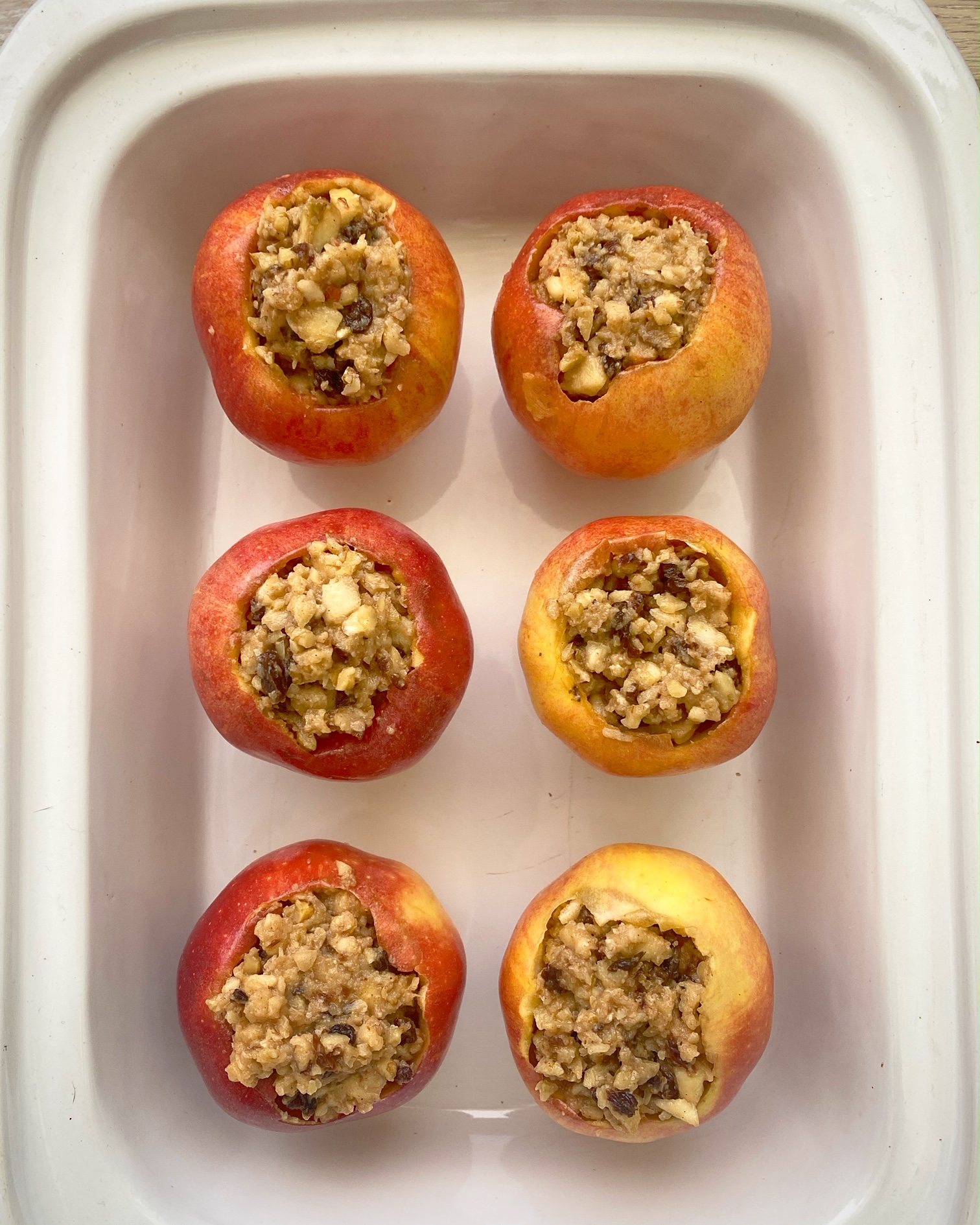 before pic of Slow Cooker Instant Pot Baked Apples (Paleo, Vegan)