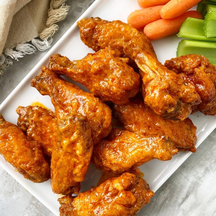Image for Air Fryer Buffalo Chicken Wings + VIDEO