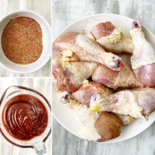 Slow Cooker BBQ Chicken Drumsticks - Fit Slow Cooker Queen