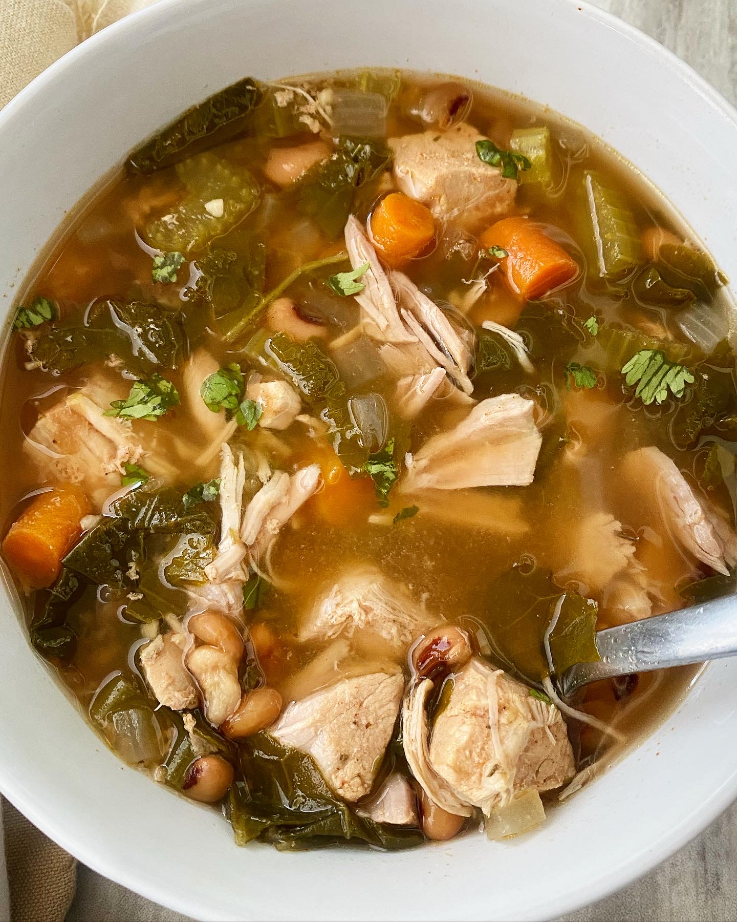 Slow Cooker Soul Food Soup (4) Fit Slow Cooker Queen
