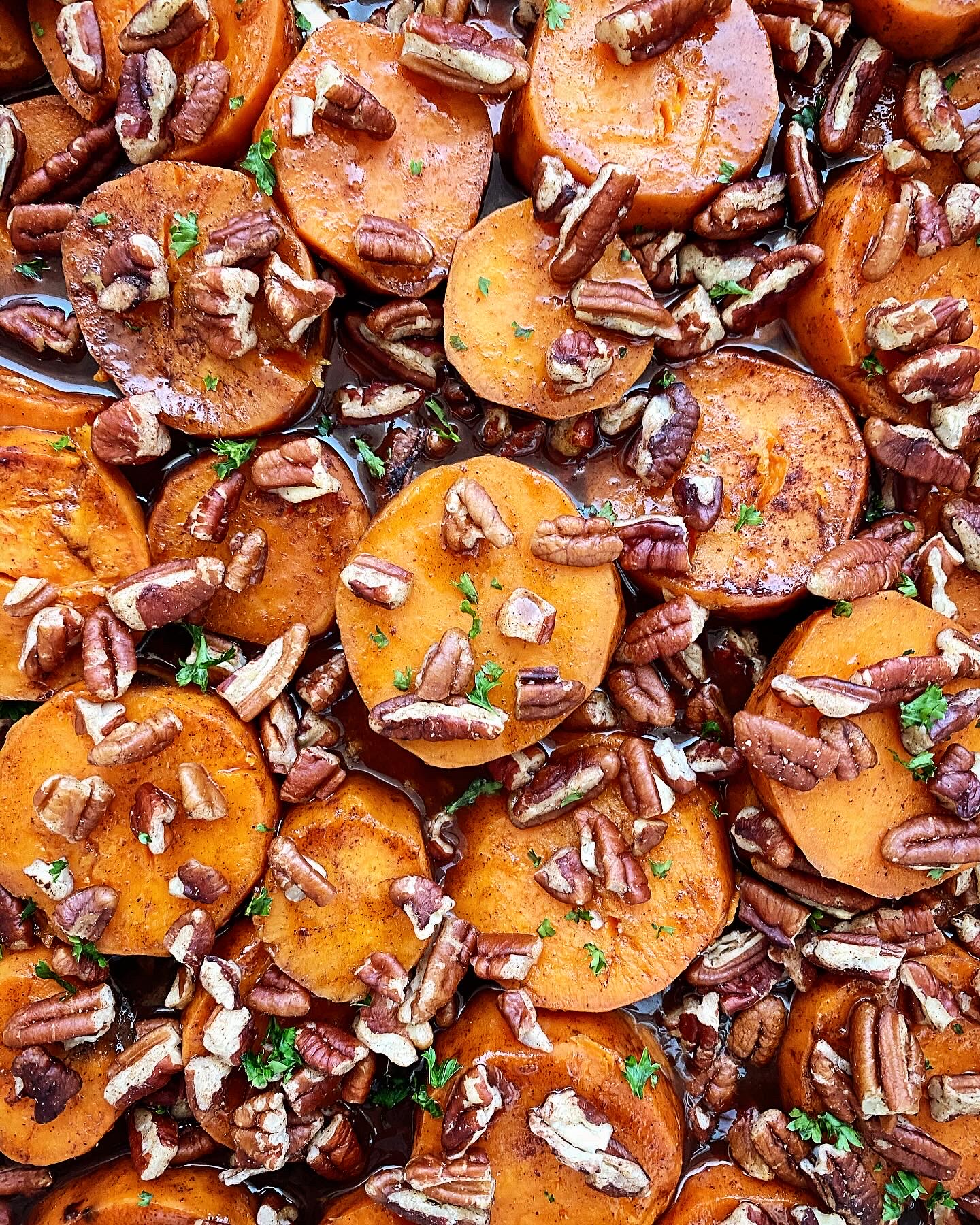 AMAZING Crockpot Sweet Potatoes with Pecans • FIVEheartHOME